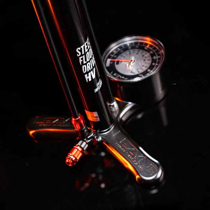 Standpumpe LEZYNE STEEL FLOOR DRIVE 3.5 HV Grau