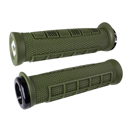 ODI ELITE PRO V2.1 Lock-on 130 mm Olive Grips