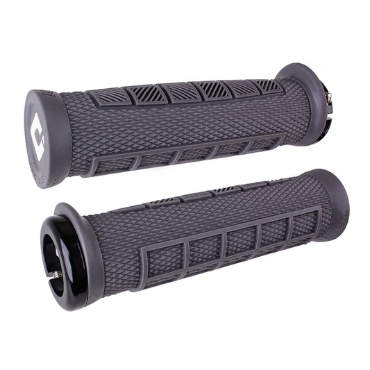 ODI ELITE PRO V2.1 Lock-on 130 mm Grips Grau
