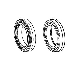 PAAR CAMPAGNOLO SUPER RECORD WRL USB LAGER MIT DICHTUNGEN