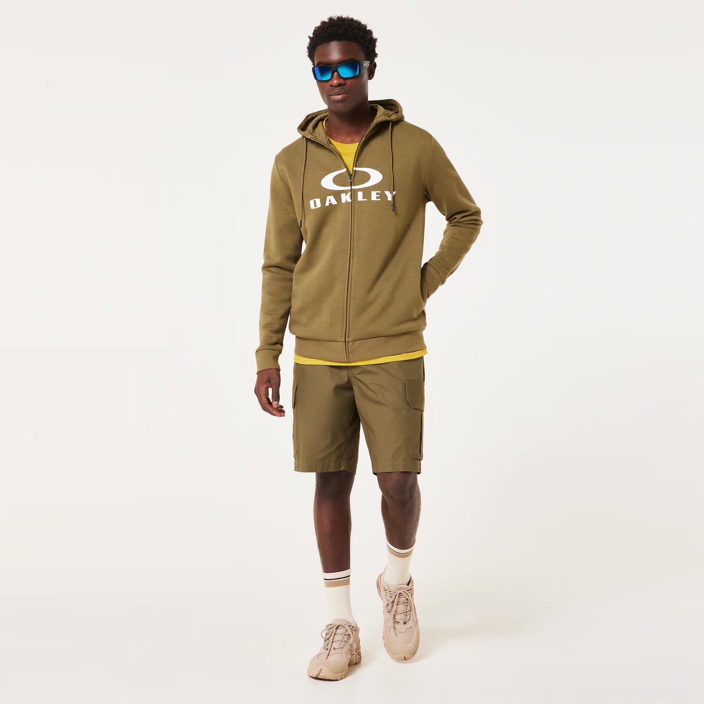 OAKLEY BARK FZ HOODIE 2.0 Kapuzenpullover Army Green