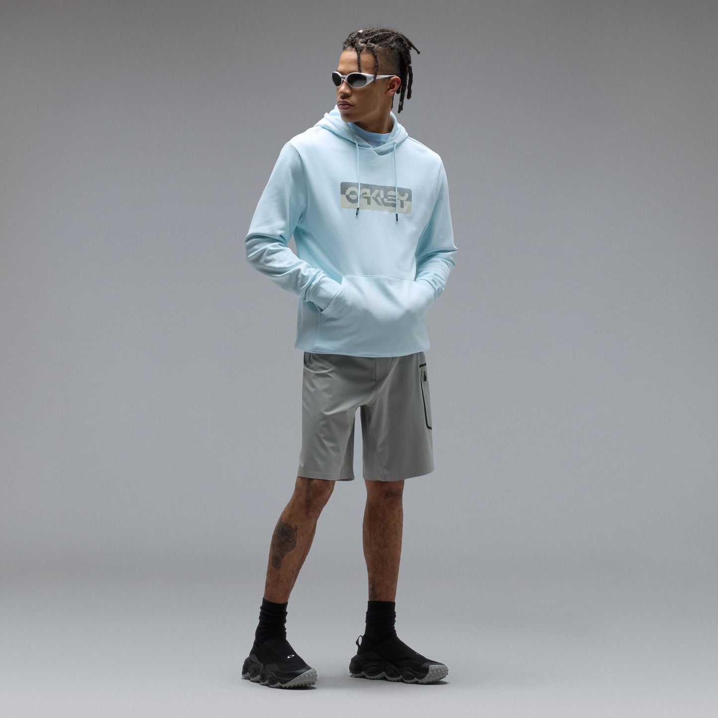 OAKLEY DUALITY B1B PO Kapuzenpullover Frostblau