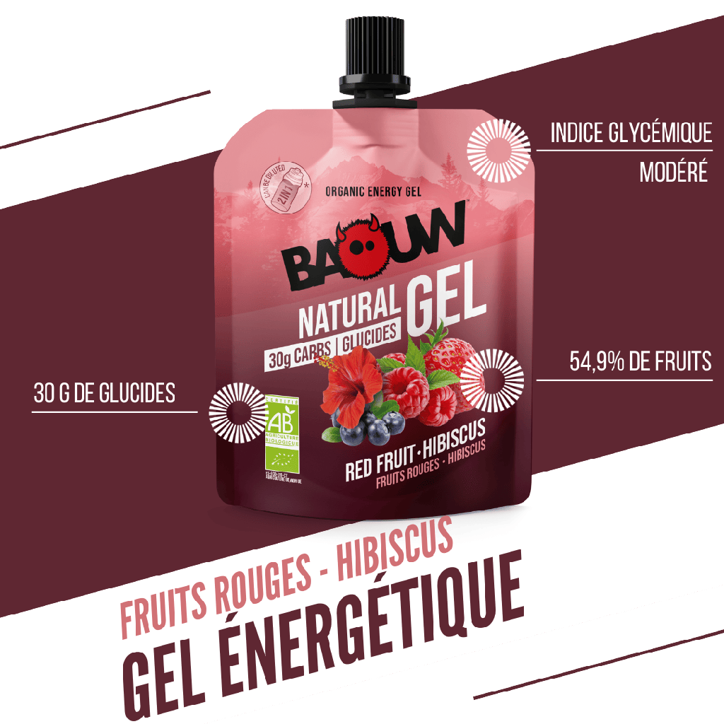 BAOUW BIO Energie-Gel Rote Früchte-Hibiskus (85g)