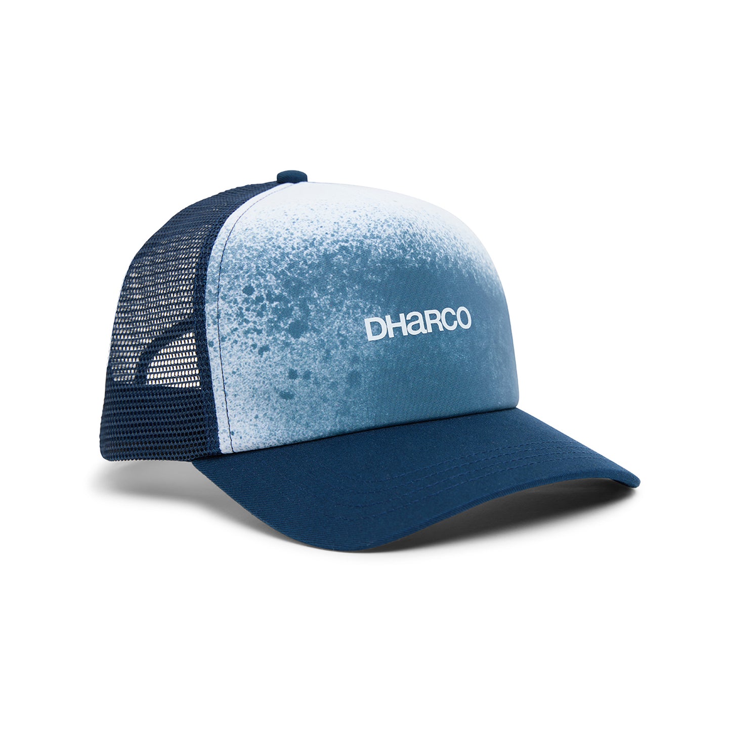 DHARCO CURVED PEAK TRUCKER NU WAVE Kappe Blau