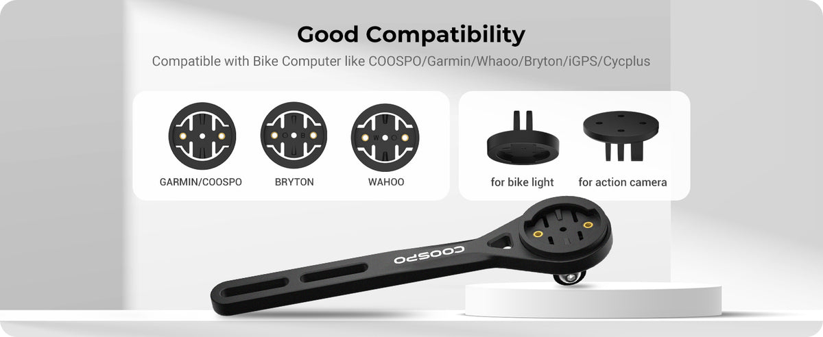 Fahrradcomputer-Halterung für integrierten Aero-Lenker COOSPO MT6S