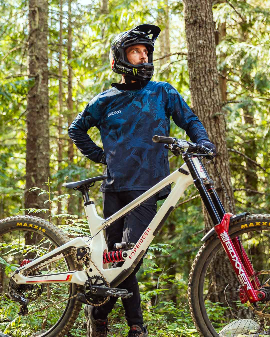 DHARCO GRAVITY DARK ROOM Trikot Langarm Blau