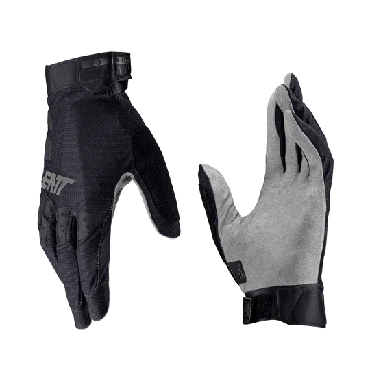 LEATT MTB 2.0 X-FLOW STEALTH Handschuhe Schwarz/Grau