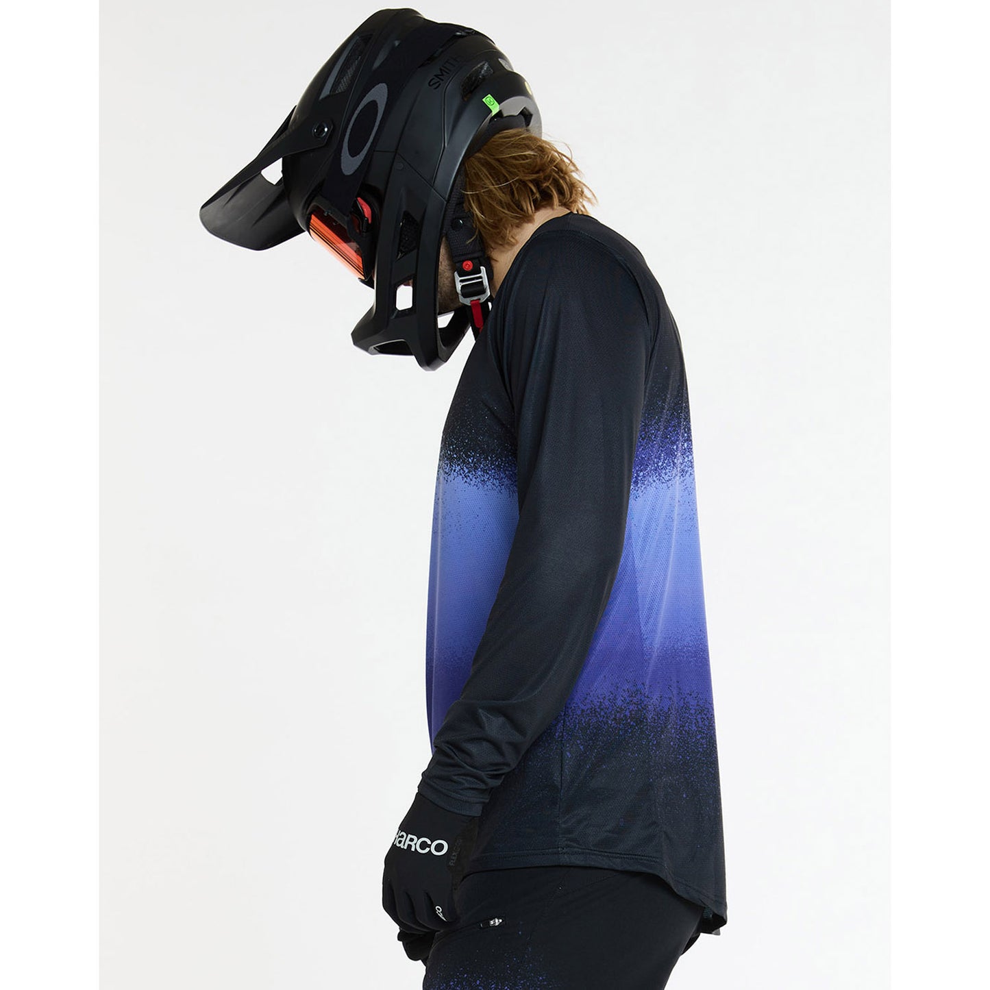 DHARCO RACE ULTRA VIOLETT Trikot Langarm Schwarz/Violett
