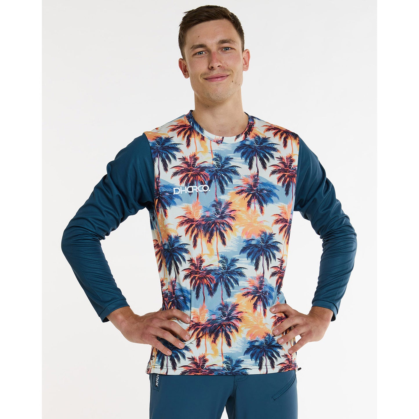 DHARCO GRAVITY VENICE BEACH Trikot Langarm Blau