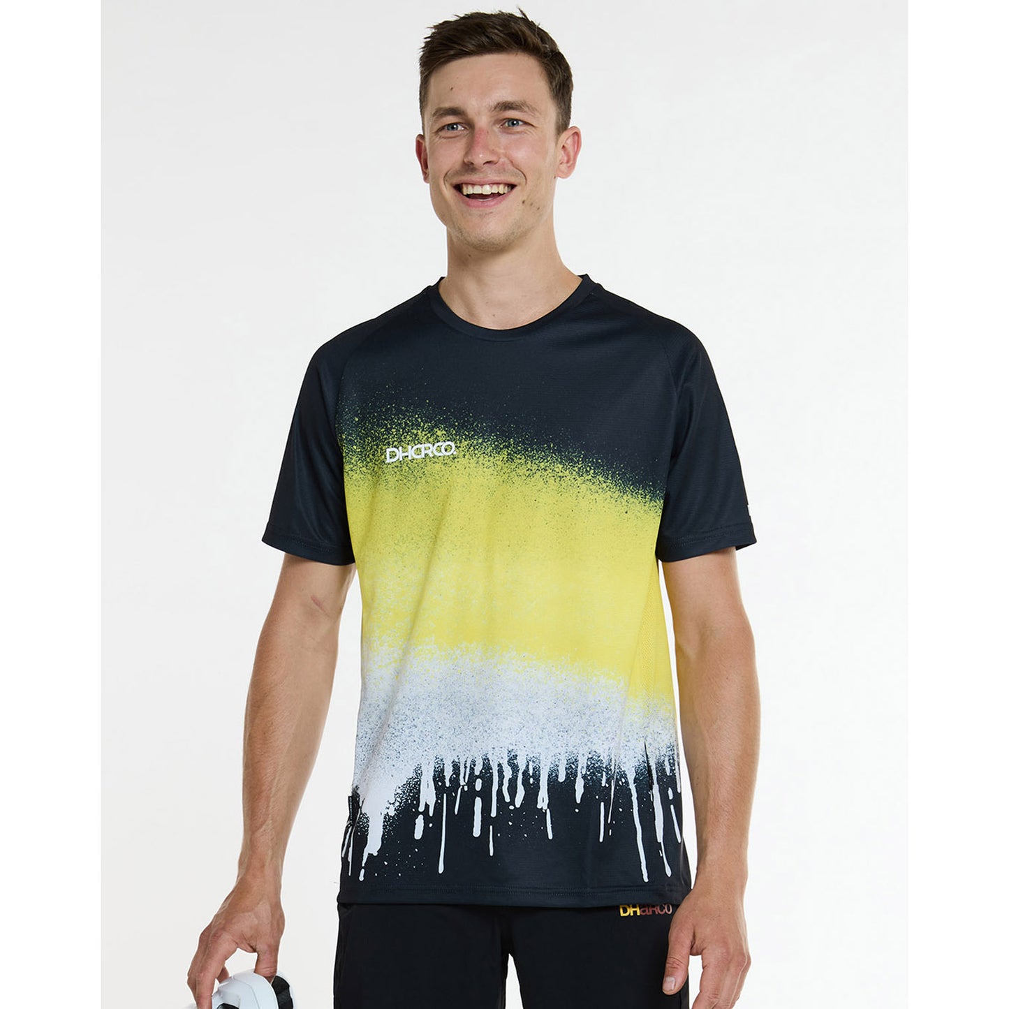 DHARCO ACID RAIN Trikot Kurzarm Schwarz/Gelb