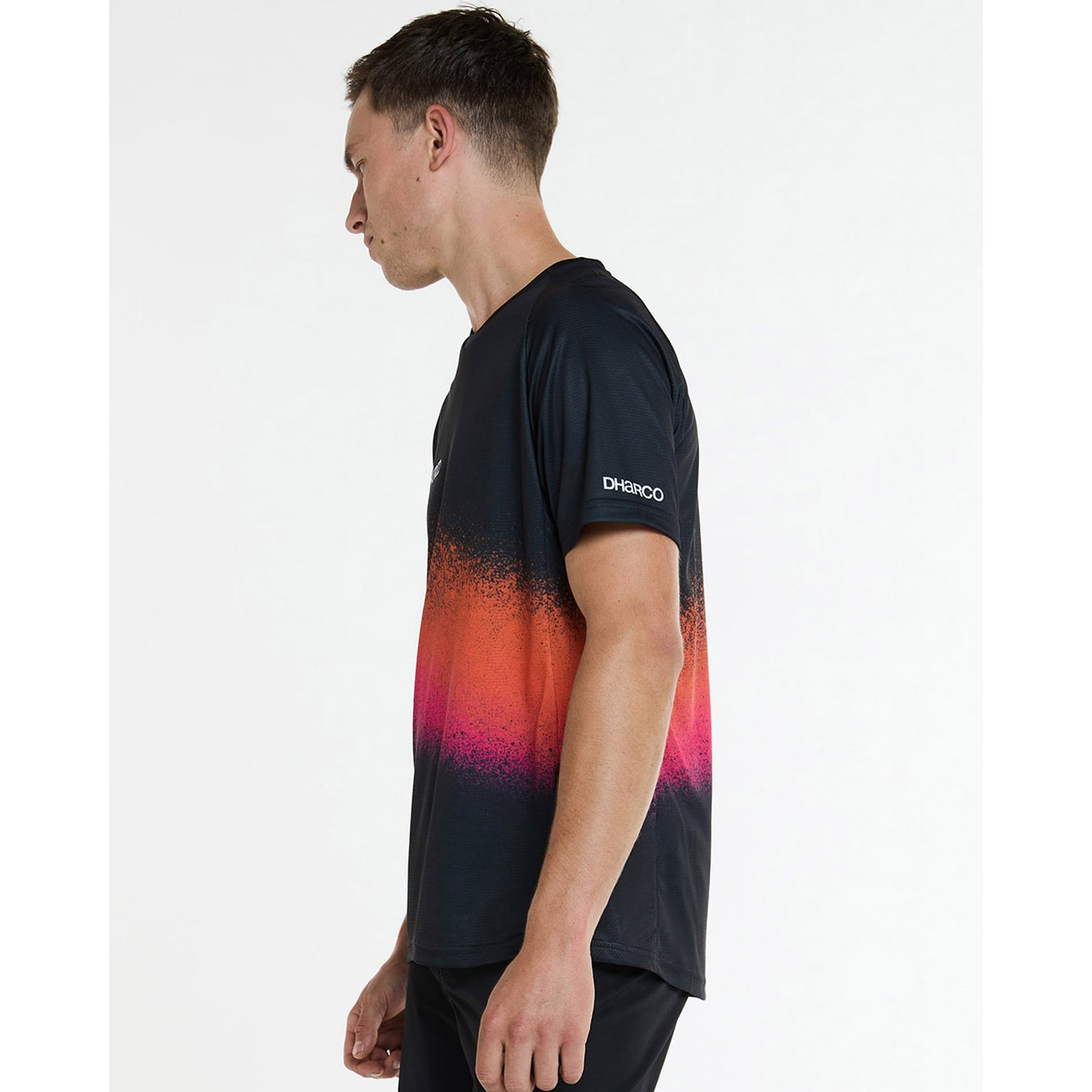 DHARCO BLACK SNAKE Trikot Kurzarm Schwarz/Orange