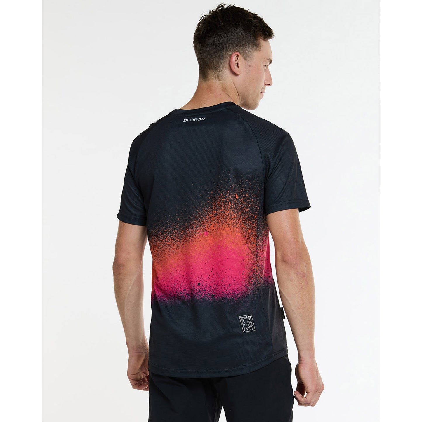 DHARCO BLACK SNAKE Trikot Kurzarm Schwarz/Orange