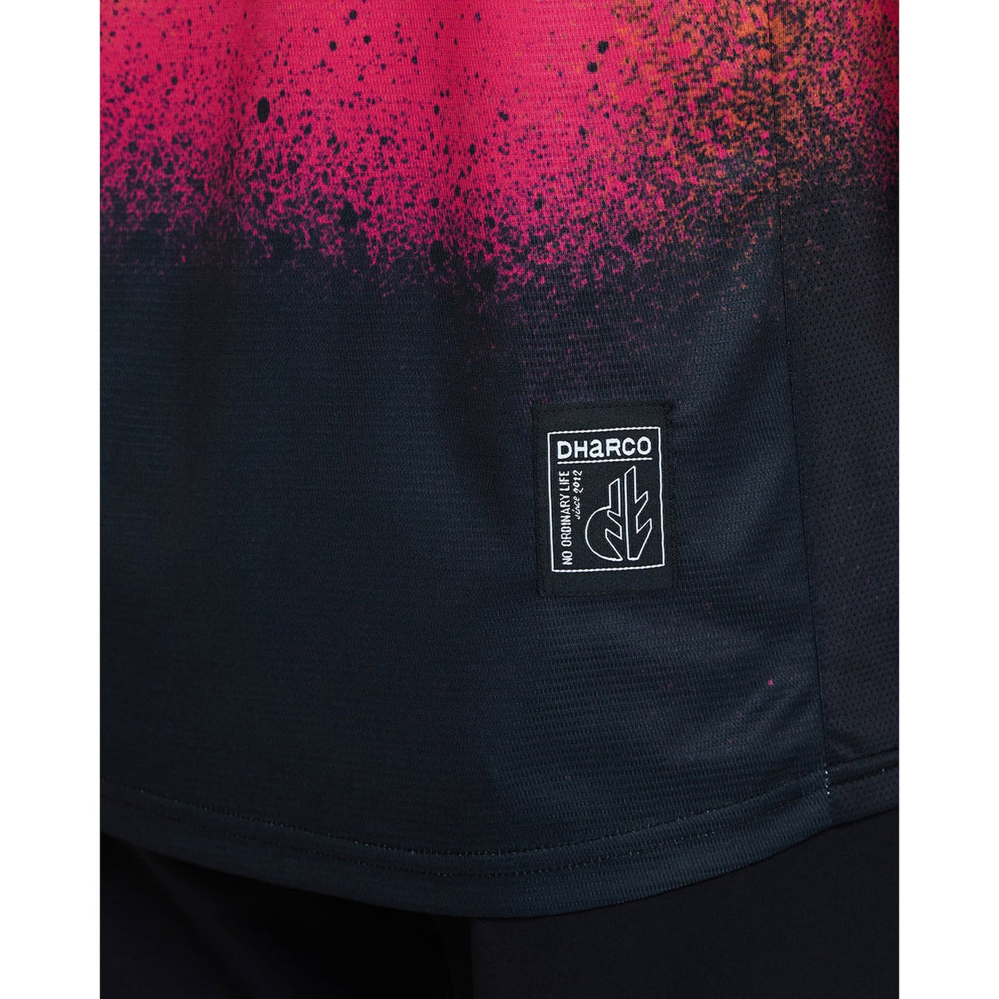 DHARCO BLACK SNAKE Trikot Kurzarm Schwarz/Orange