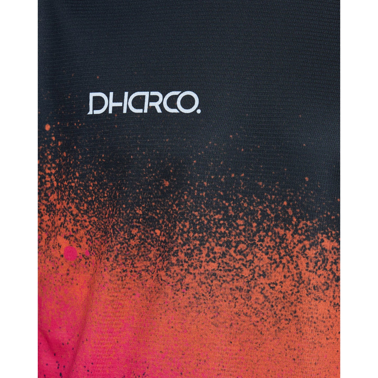 DHARCO BLACK SNAKE Trikot Kurzarm Schwarz/Orange