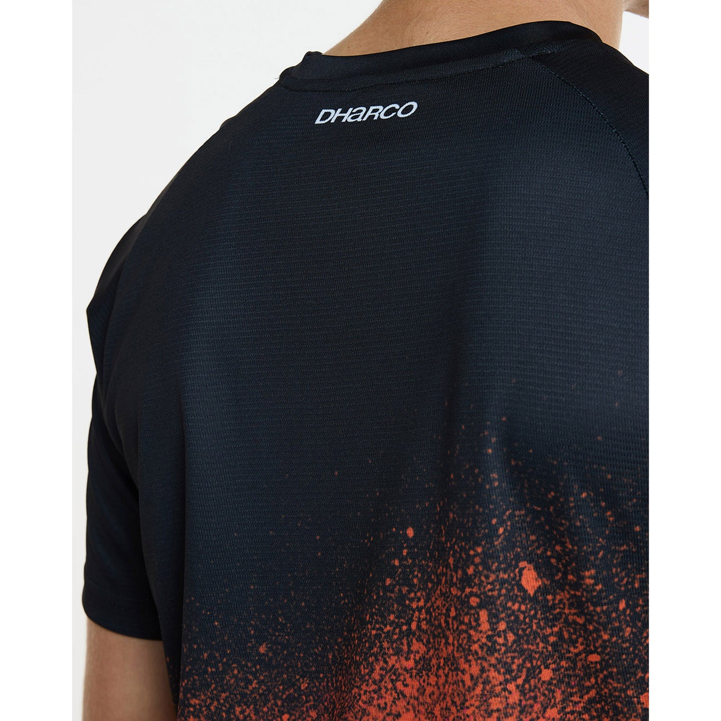 DHARCO BLACK SNAKE Trikot Kurzarm Schwarz/Orange