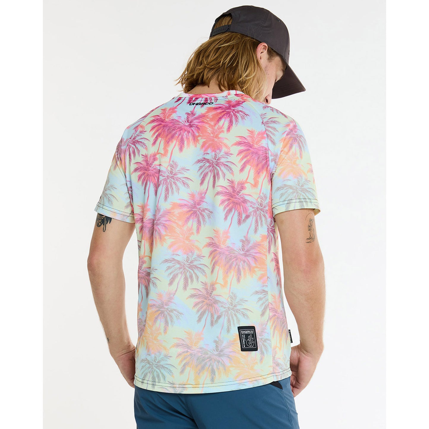 DHARCO HIGHBALL Trikot Kurzarm Pink/Blau