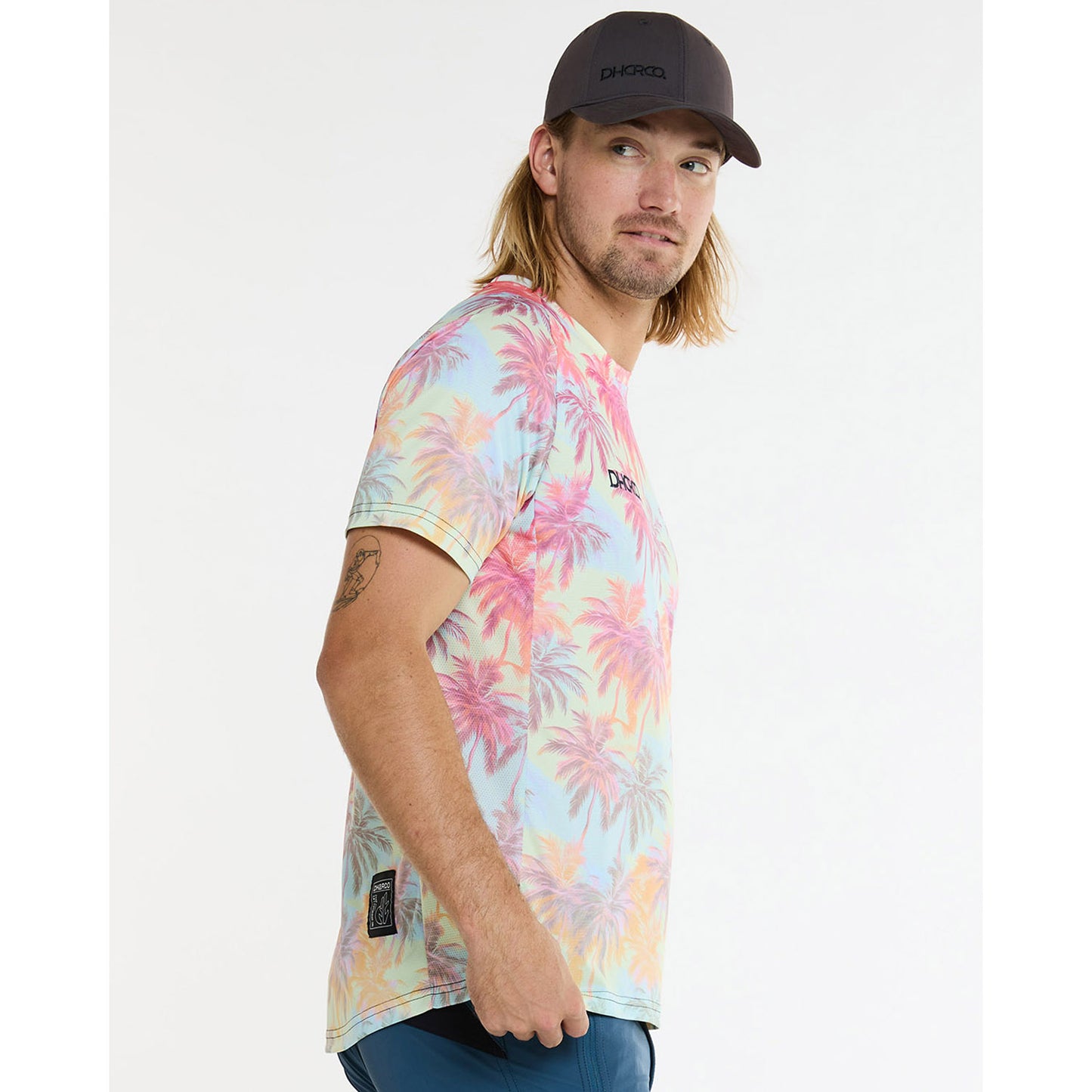 DHARCO HIGHBALL Trikot Kurzarm Pink/Blau