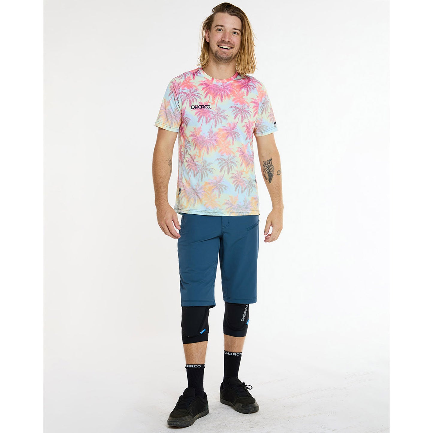 DHARCO HIGHBALL Trikot Kurzarm Pink/Blau