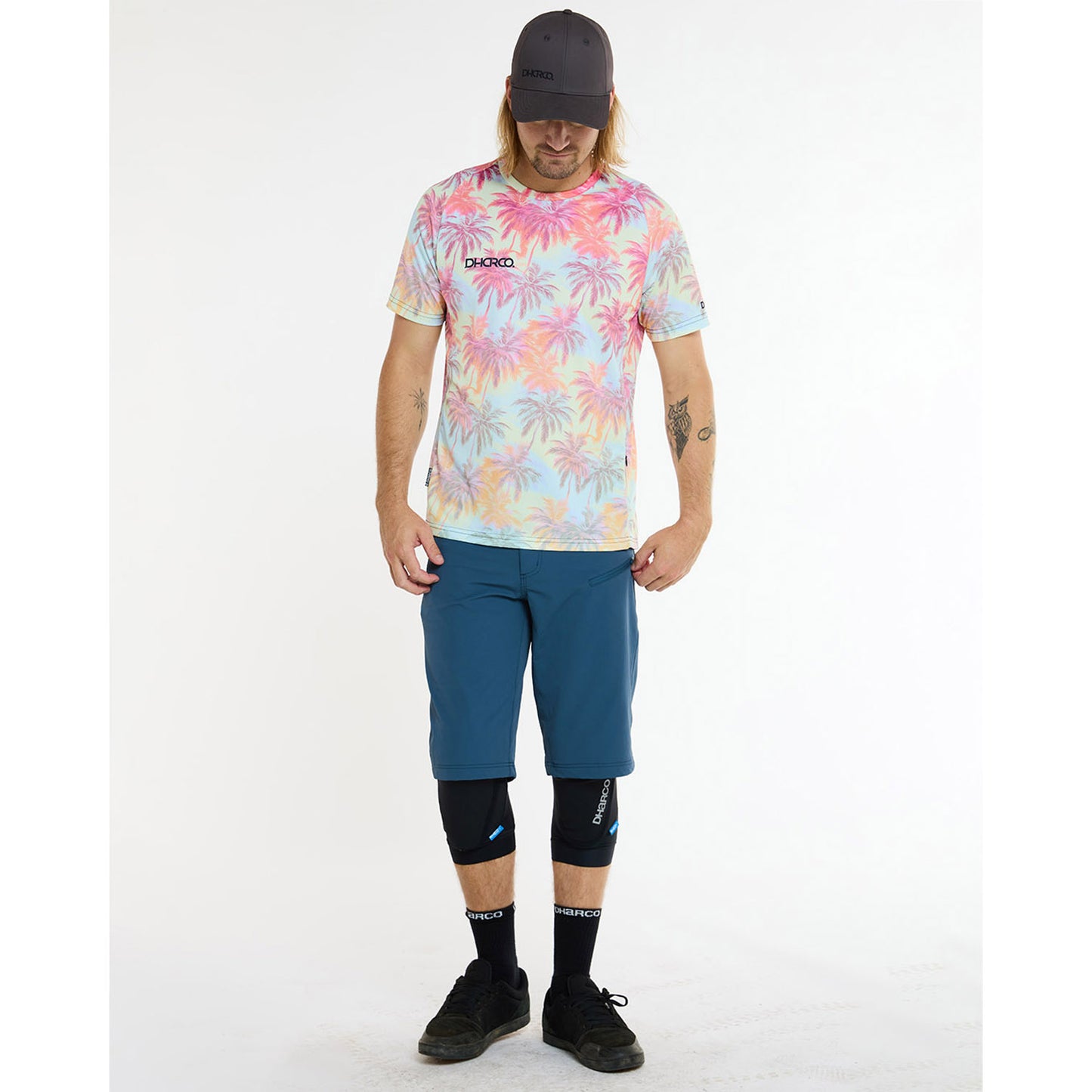 DHARCO HIGHBALL Trikot Kurzarm Pink/Blau