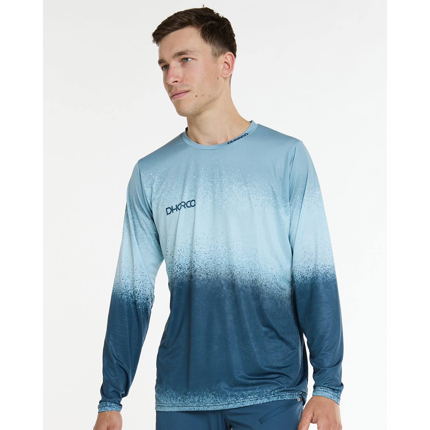 DHARCO NU WAVE Trikot Langarm Blau