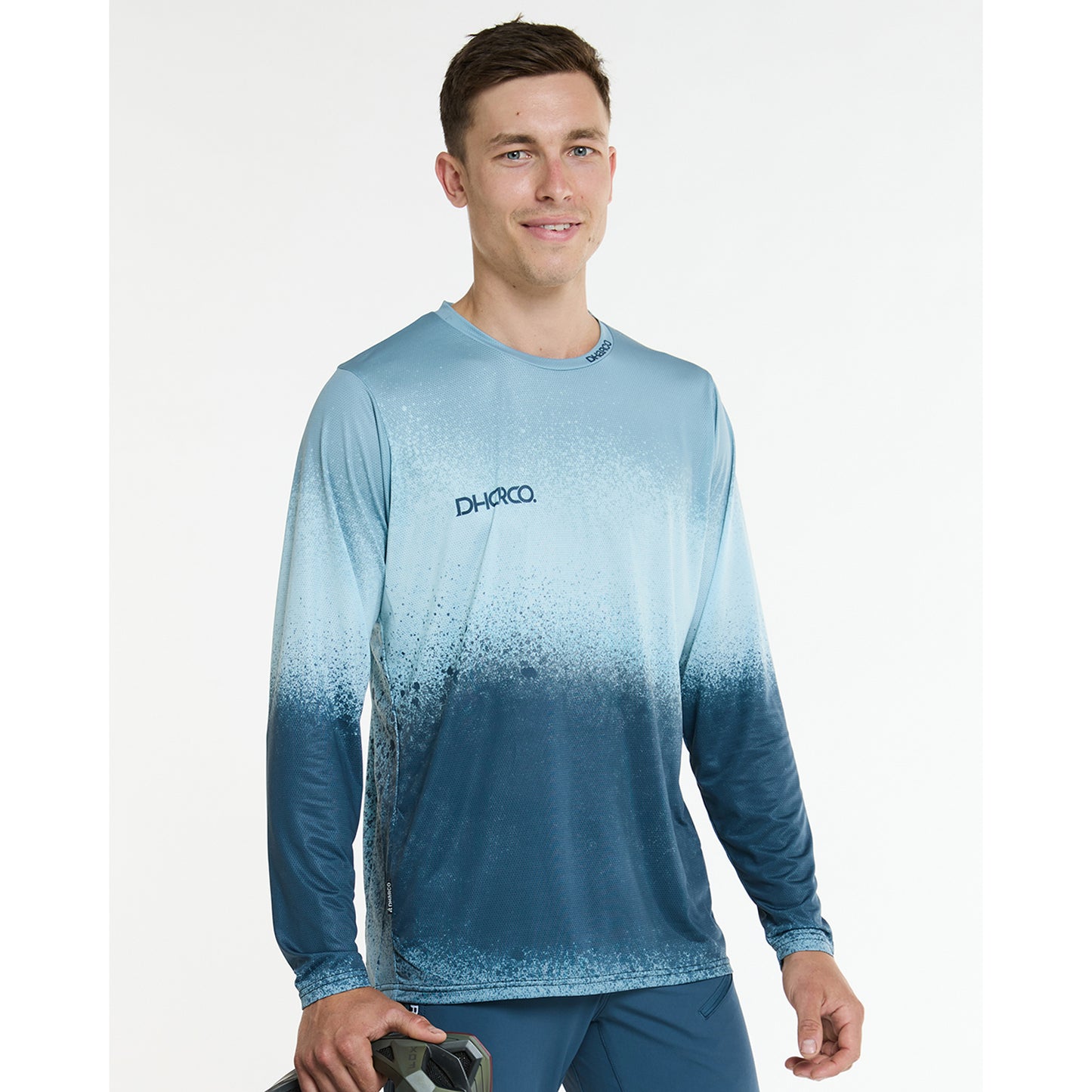 DHARCO NU WAVE Trikot Langarm Blau