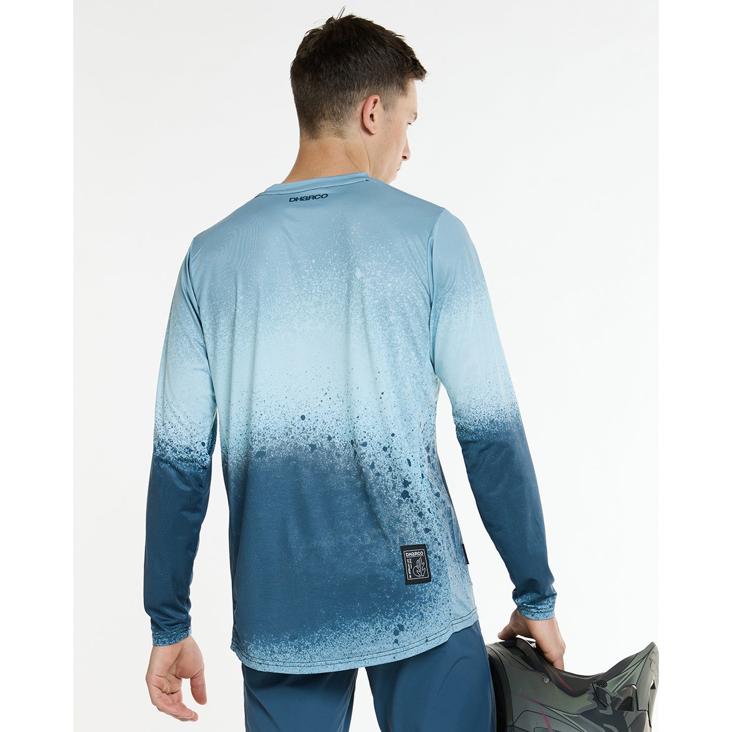 DHARCO NU WAVE Trikot Langarm Blau