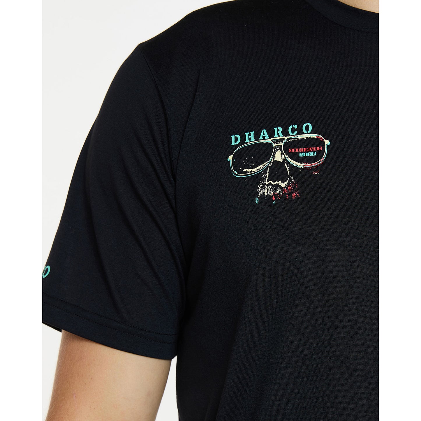 Trikot TECH TEE DHARCO EDDIE Kurzarm Schwarz