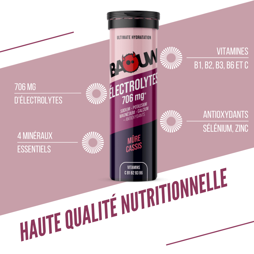 BAOUW Energy Drink (10 Lutschtabletten) Brombeere/Johannisbeere