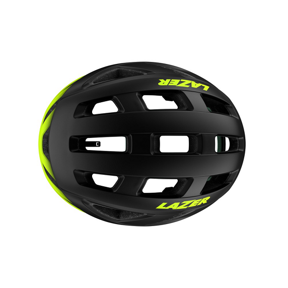 Helm Strasse LAZER TONIC KINETICORE Schwarz/Gelb