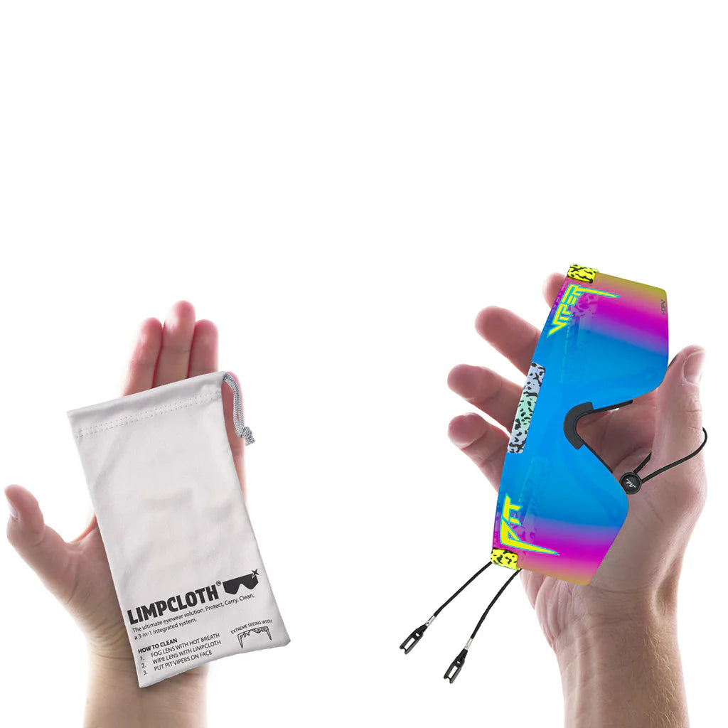 Brille PIT VIPER THE REC BEACH ORIGINAL 2.0 NARROW HDPV Polarisiert Blau/Violett