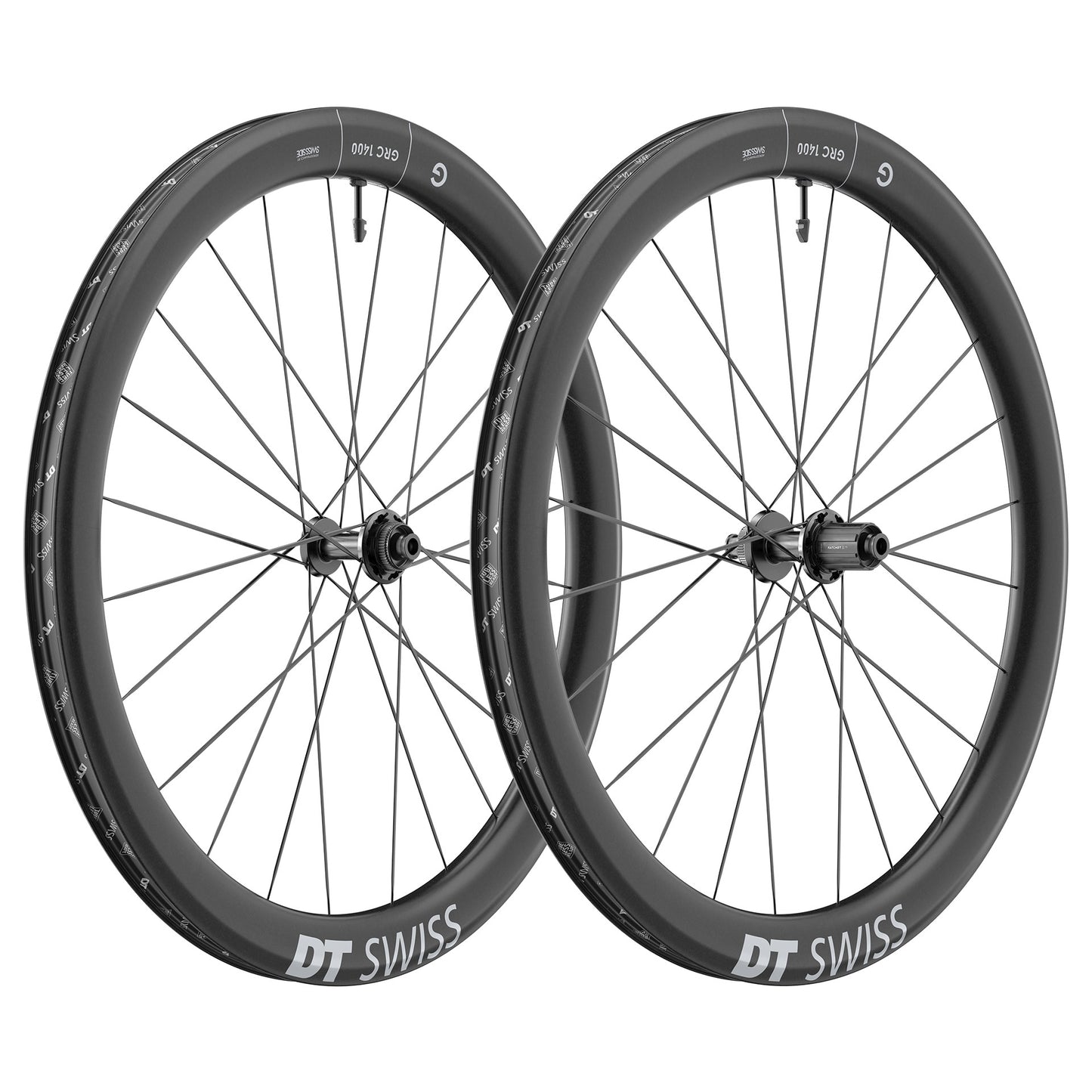 Laufradpaar DT SWISS GRC 1400 DICUT 50 DISC Tubeless Ready (Center Lock)