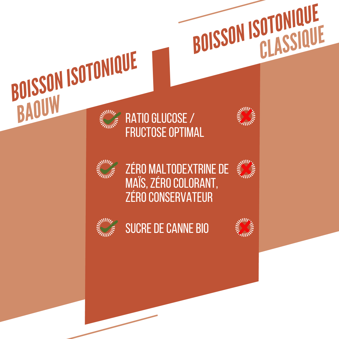 BAOUW ISOTONIC Energy Drink (45g) Pfirsich/Rosmarin