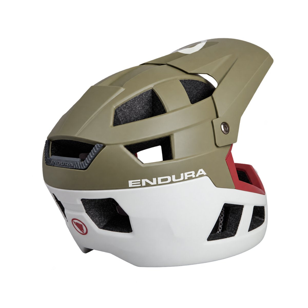 ENDURA SINGLETRACK INTEGRAL MIPS MTB-Integralhelm Grün/Weiß