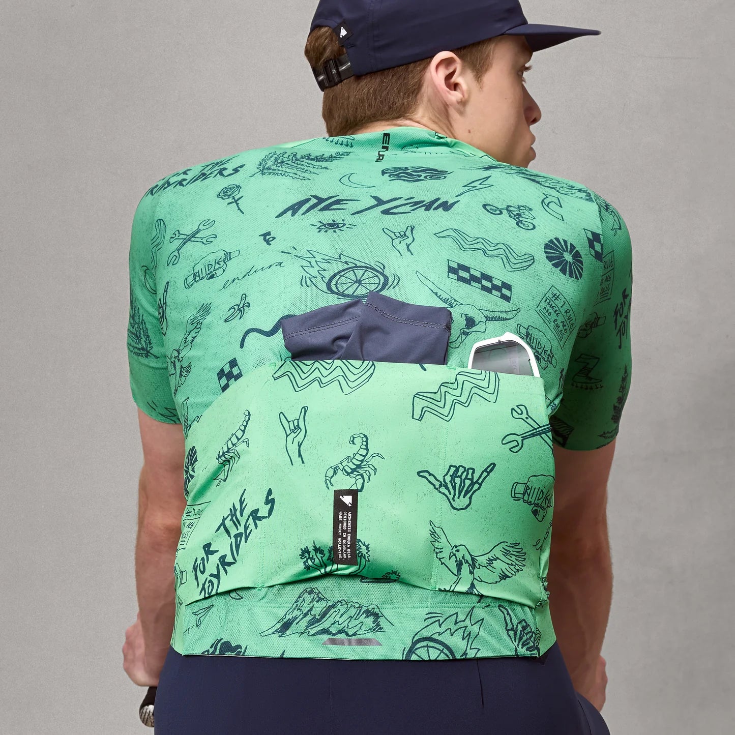 ENDURA PRO SL PRINT Trikot Kurzarm Grün