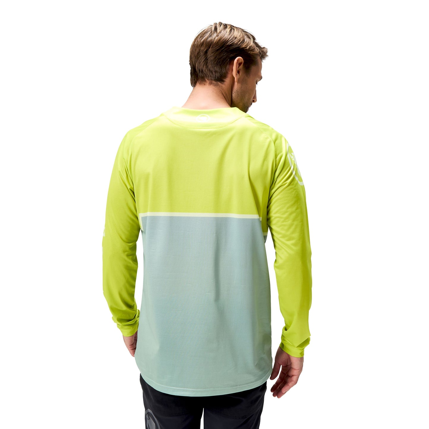 ENDURA CORE PRINTED Langarmtrikot Grün 2025
