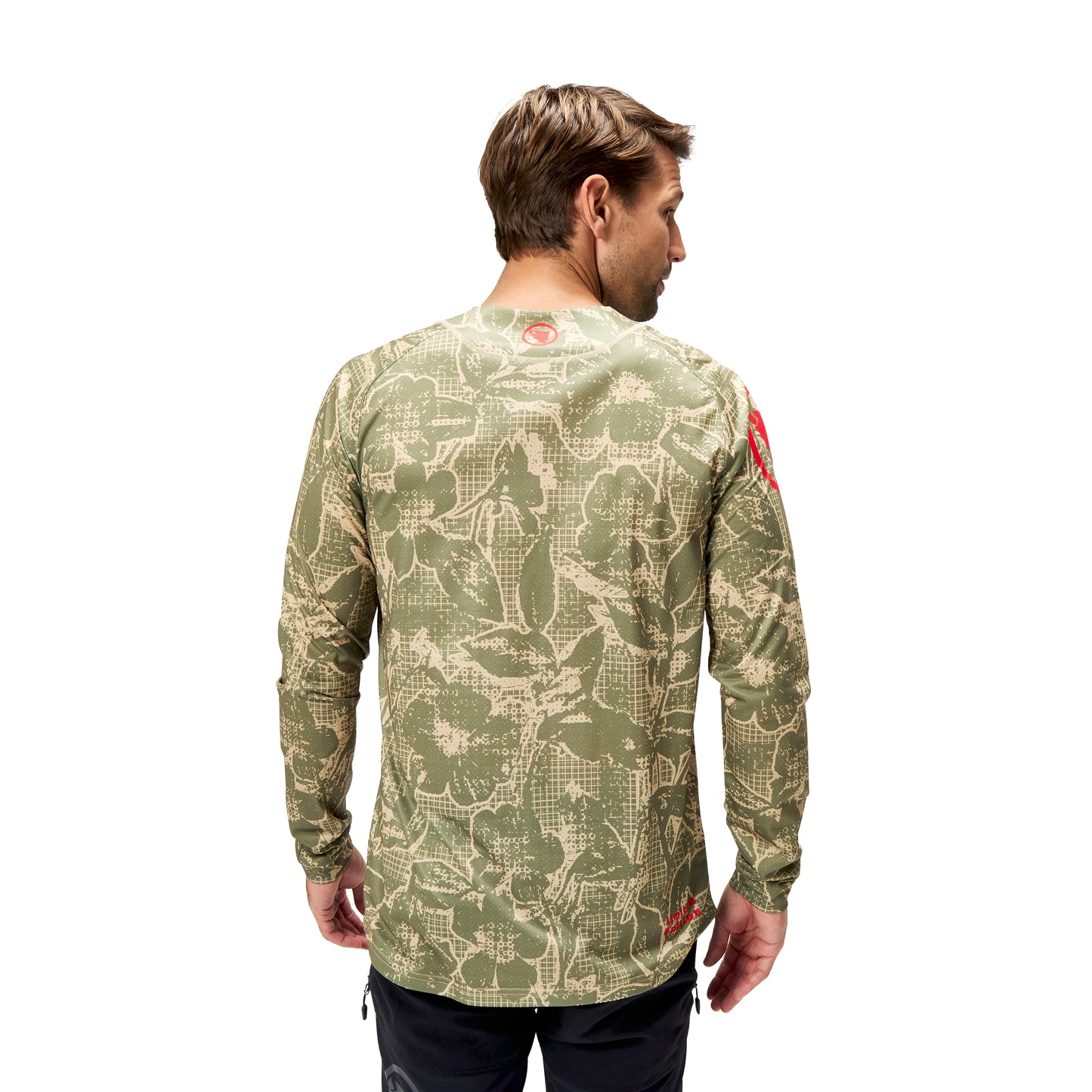 ENDURA LTD PRINTED Langarmtrikot Camo Khaki 2025