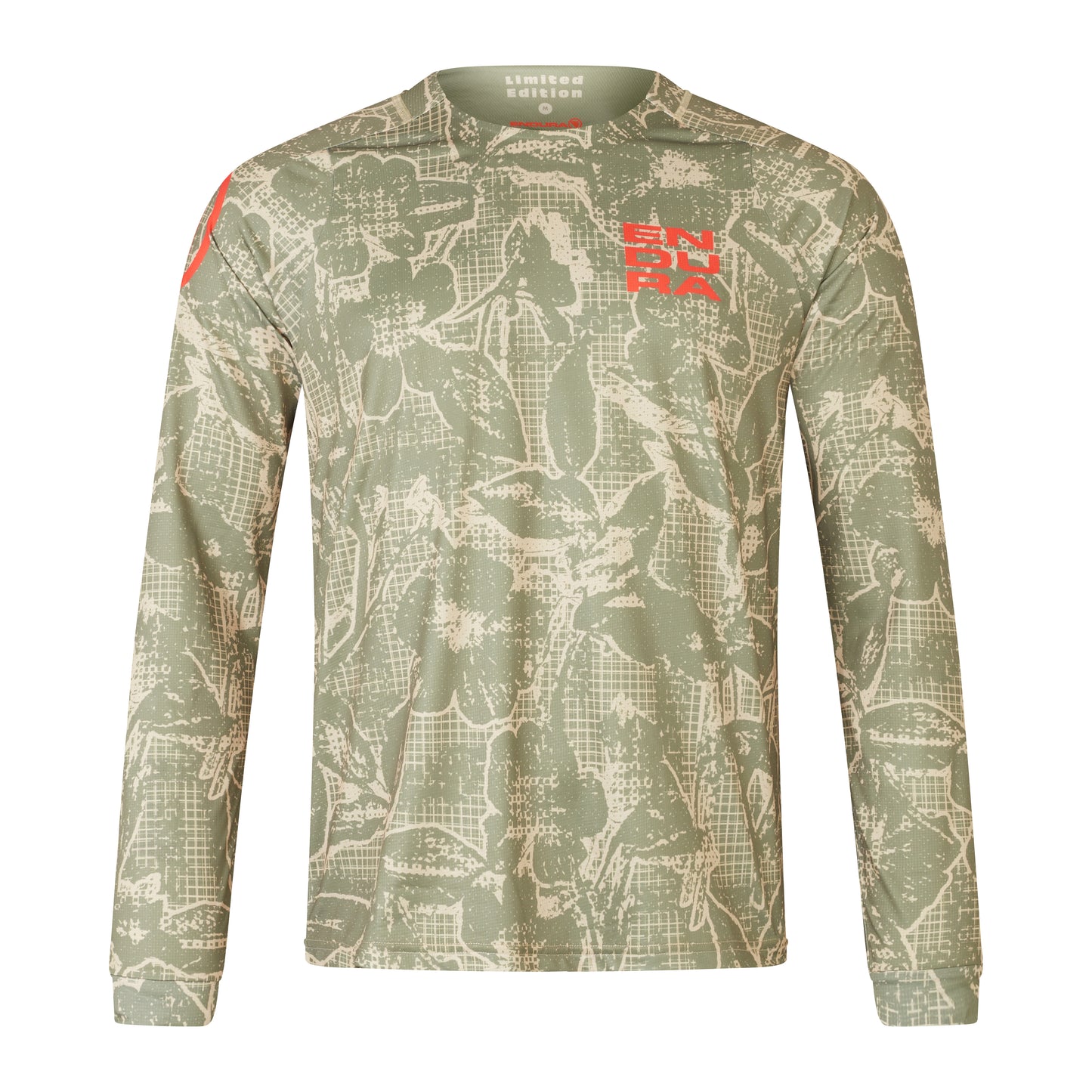 ENDURA LTD PRINTED Langarmtrikot Camo Khaki 2025