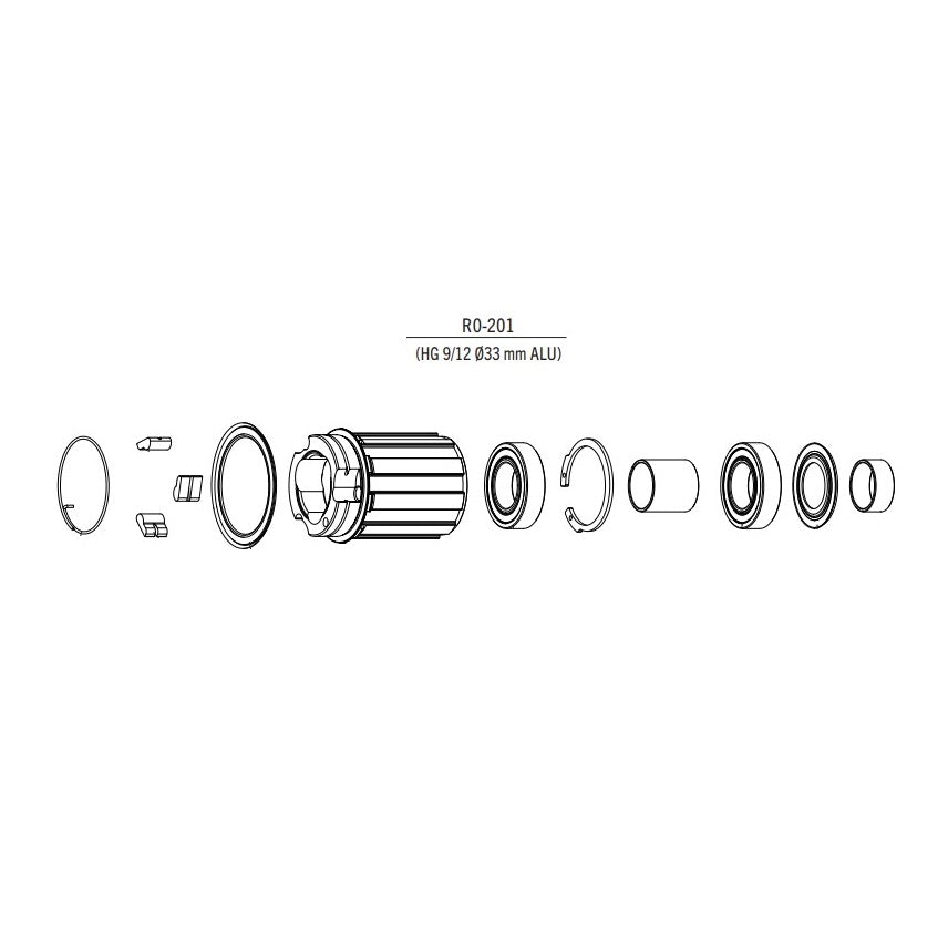 freilaufkörper rennrad FULCRUM Freilaufkörper Typ Shimano 10/11 Fach Aluminium #R0-201 – Probikeshop