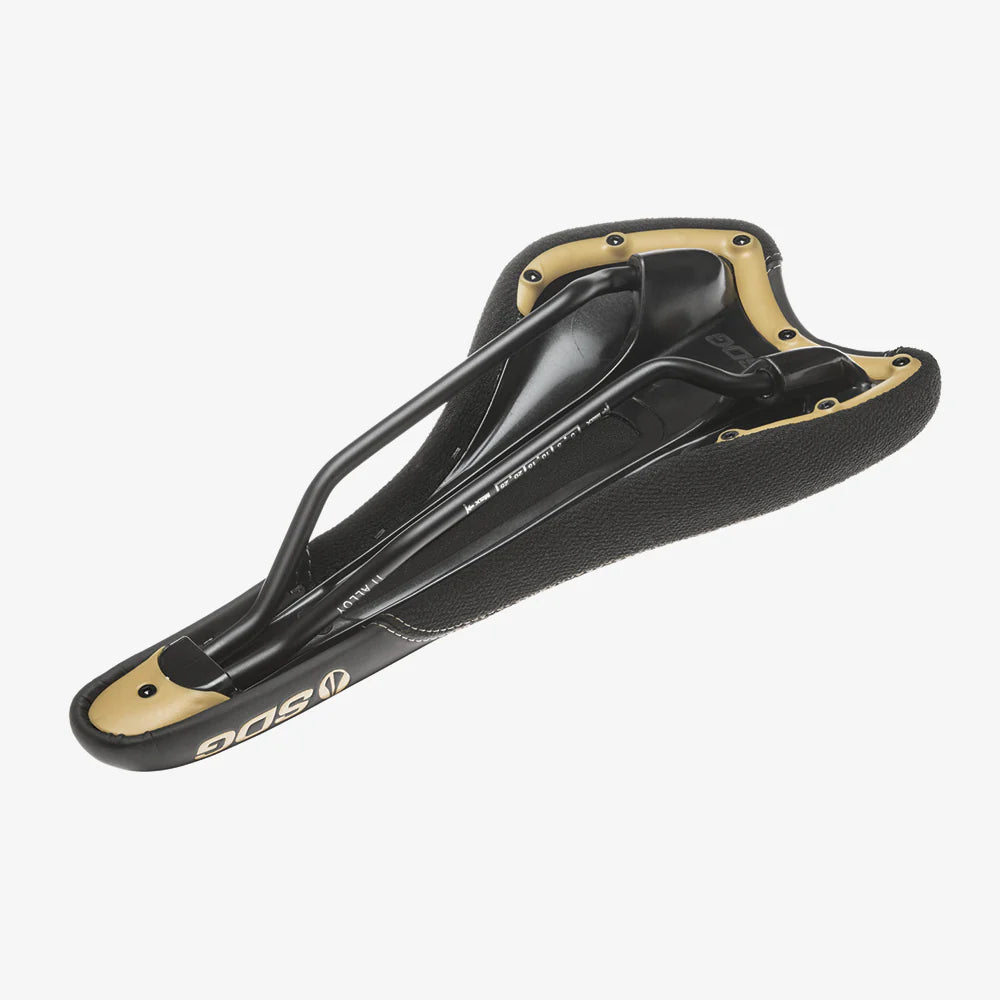 Selle SDG RADAR MTN Rails Titane-Alu Schwarz/Creme