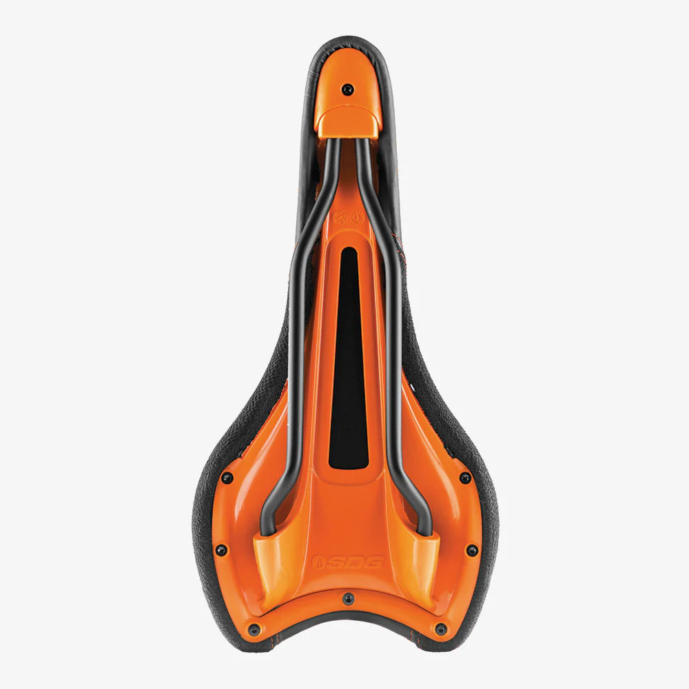 Selle SDG RADAR MTN Rails Titane-Alu Schwarz/Orange