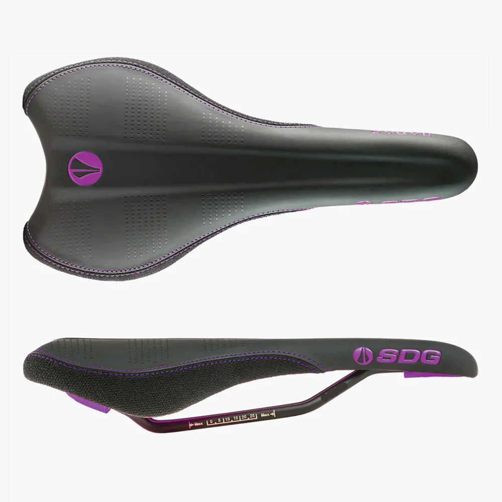 Selle SDG RADAR MTN Rails Cr-Mo Schwarz/Violett