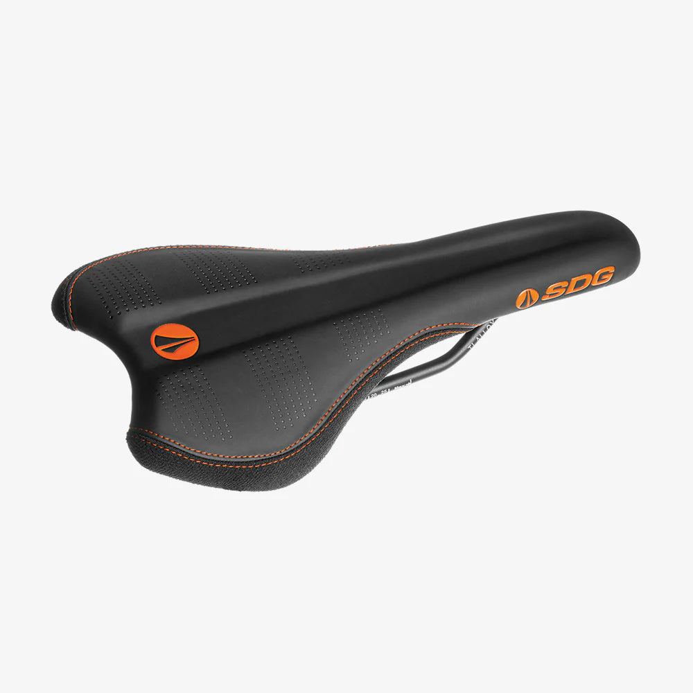 Selle SDG RADAR MTN Rails Titane-Alu Schwarz/Orange