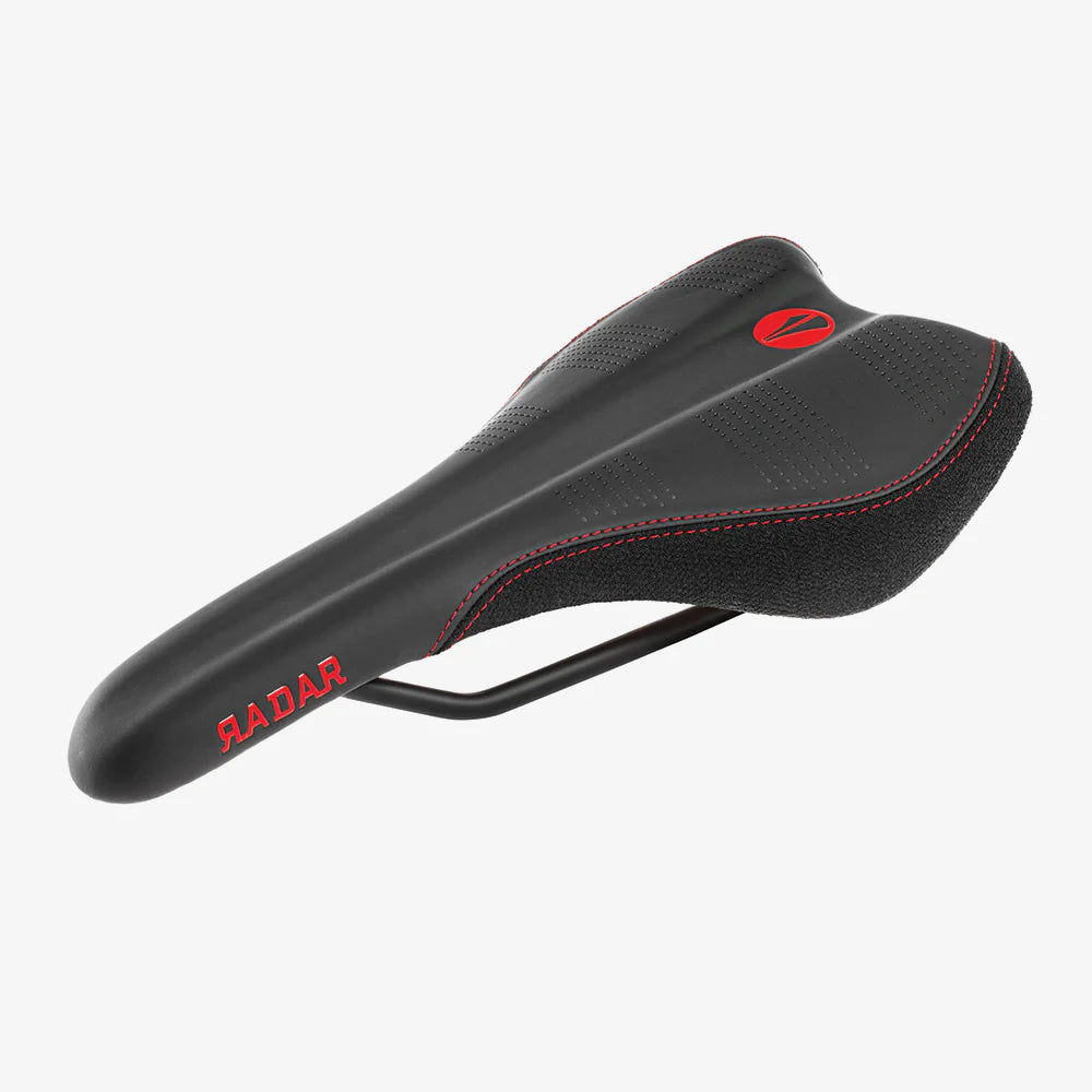 Selle SDG RADAR MTN Rails Titane-Alu Schwarz/Rot