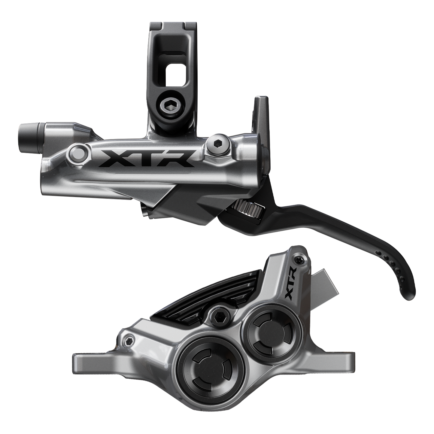 SHIMANO XTR M9200 Enduro 4-Kolben Vorderradbremse ohne Scheibe