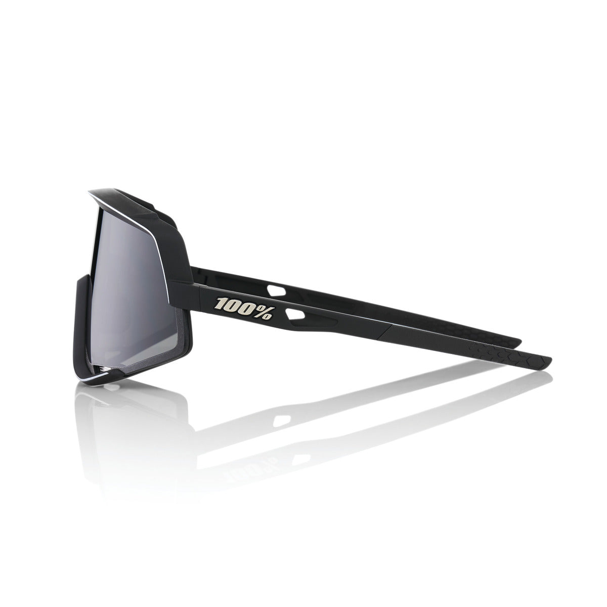 100% GLENDALE Soft Tact Brille Schwarz Smoke Lens
