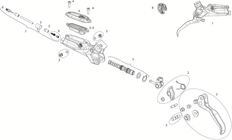 SRAM G2 RS Bremshebel