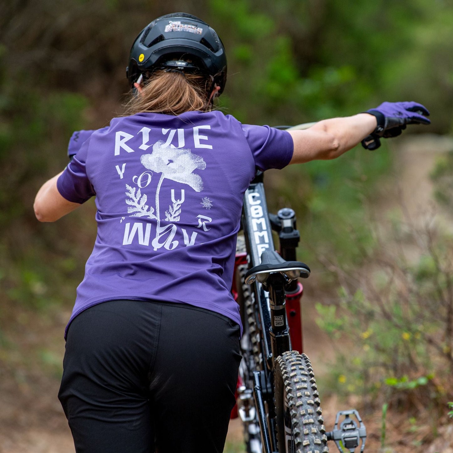 NORTHWAVE XTRAIL 2 Damen Trikot Kurzarm Violett