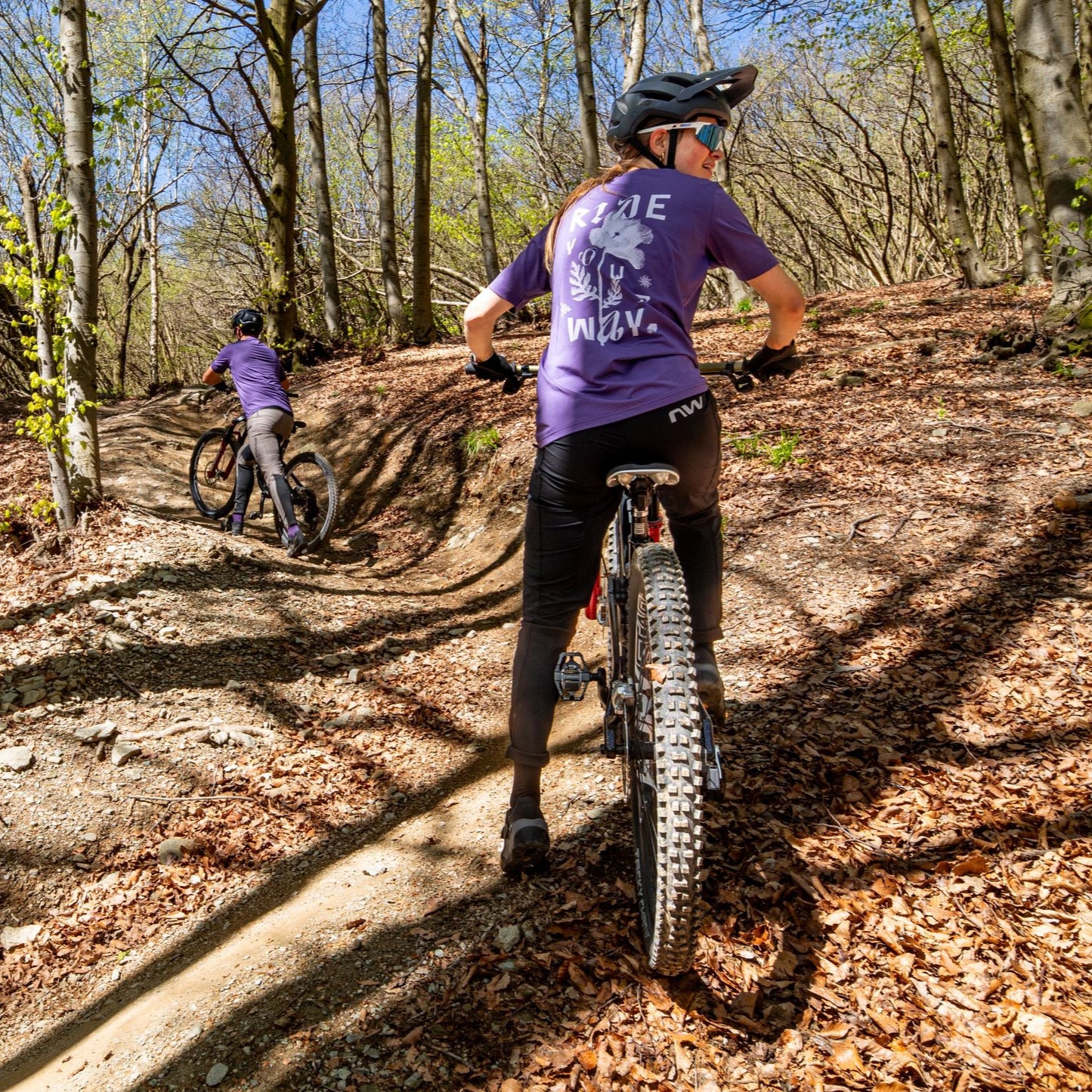 NORTHWAVE XTRAIL 2 Damen Trikot Kurzarm Violett