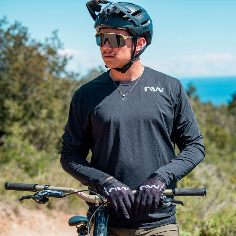 NORTHWAVE XTRAIL Trikot Langarm Schwarz