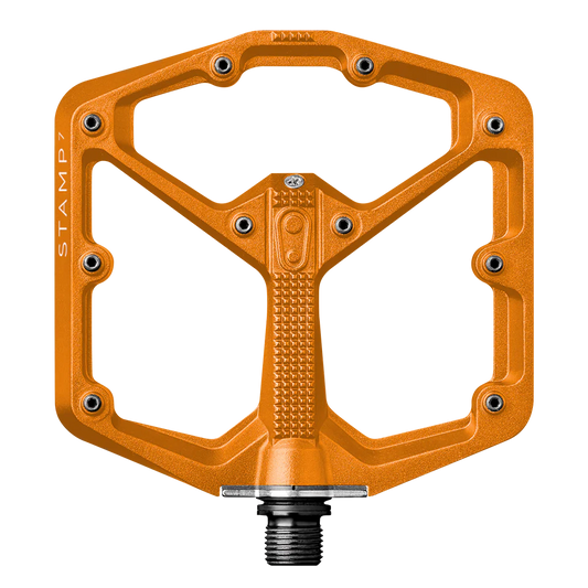 Pedale flach CRANKBROTHERS STAMP 7 Large Orange